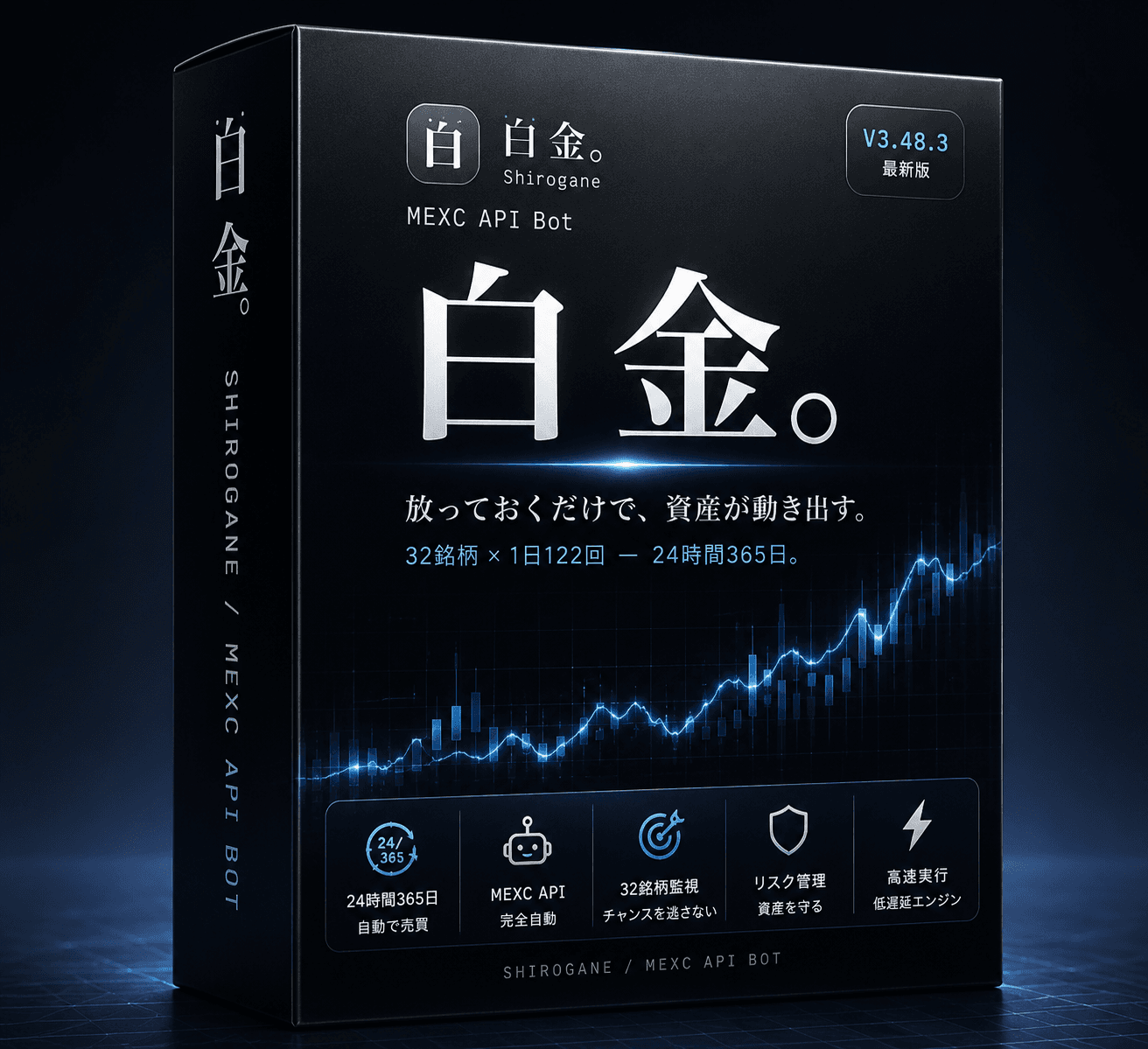 白金 MEXC自動売買Botの商品パッケージ